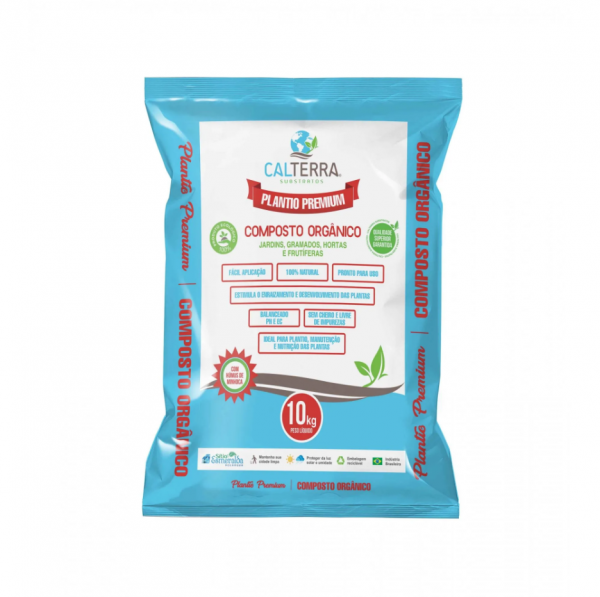 Substrato Plantio Premium Composto Orgânico 10kg