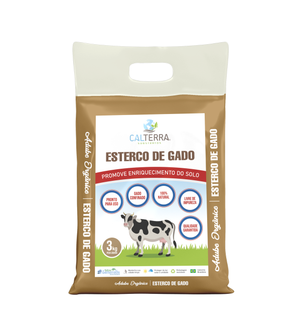 Esterco de Gado - Adubo Orgânico Premium